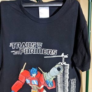Transformers Graphic T Shirt Men's Size